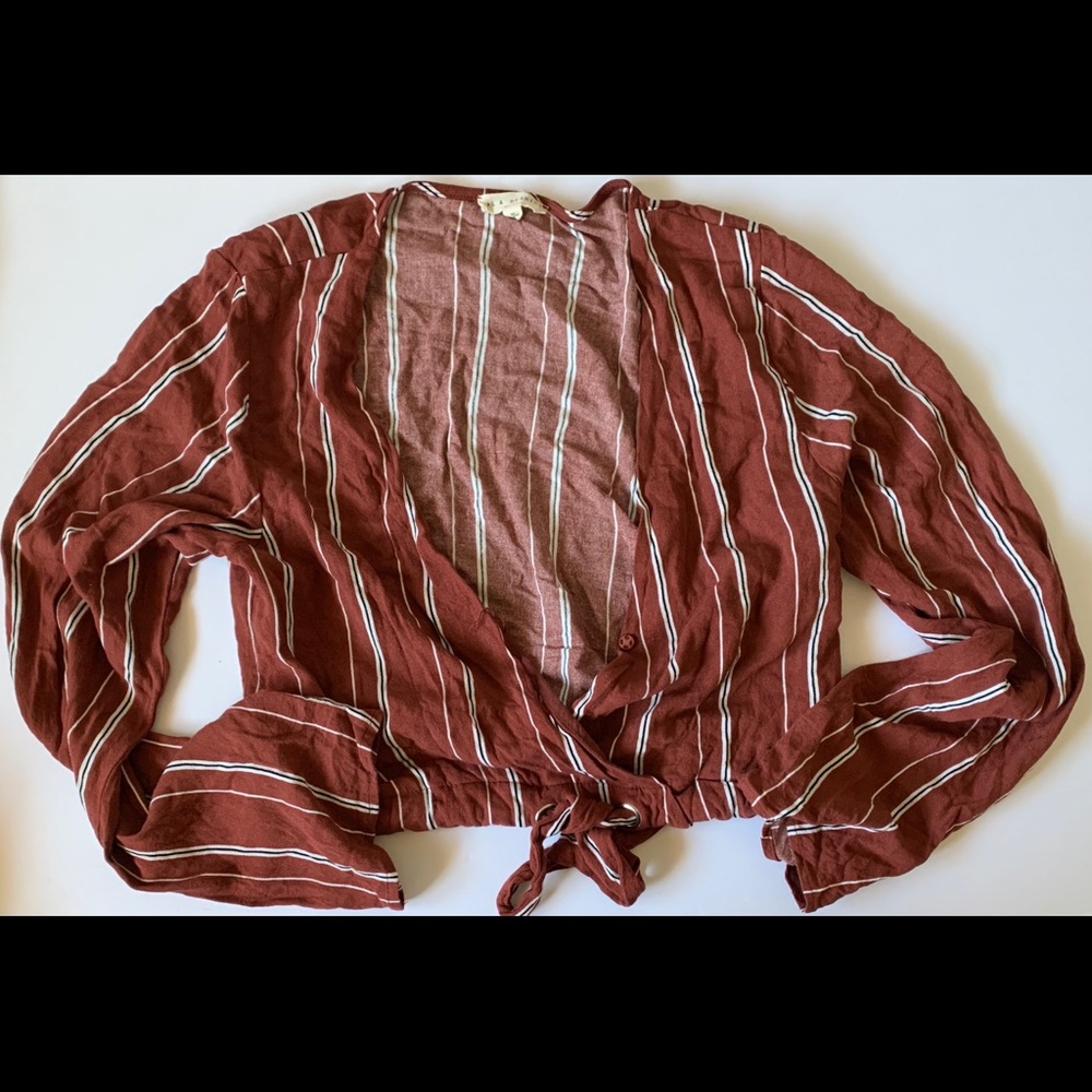 STRIPPED BLOUSE